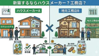 新築するならハウスメーカー？工務店？