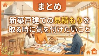 [まとめ]新築戸建ての見積もりを取る時に気を付けたいこと