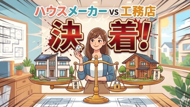 ハウスメーカーVS工務店　決着